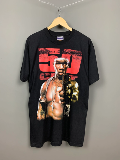 50 Cent 00S Vintage Rap Tee Shirt/Snoop Dogg Ice Cube Tupac 2Pac Wutang Clan