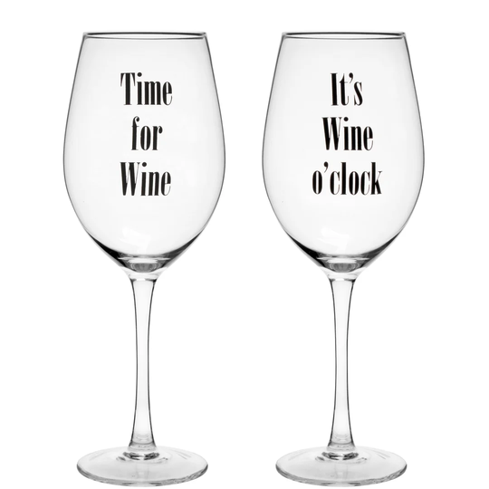 Woburn Time for Wine 2 Piece Glass 750ml Wine Glass Set