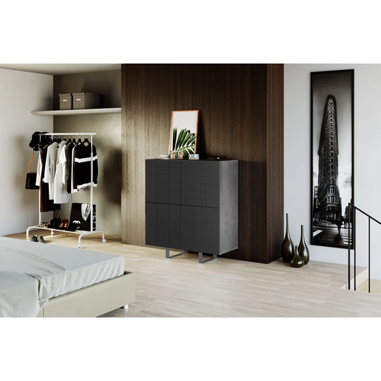 Baragrey 110 Cm Wide Highboard