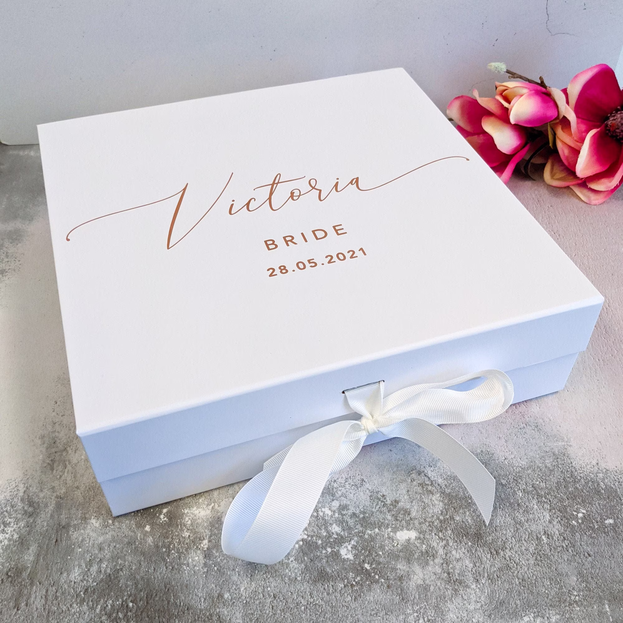 Personalised Gift Box For Bride Or Groom | Wedding Day Luxurious Large