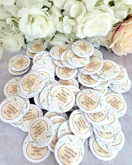 Save The Date Magnets, Rustic Save Dates, Wedding 20 Dates