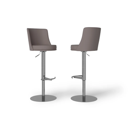 Guerrette Height Adjustable Swivel Bar Stool