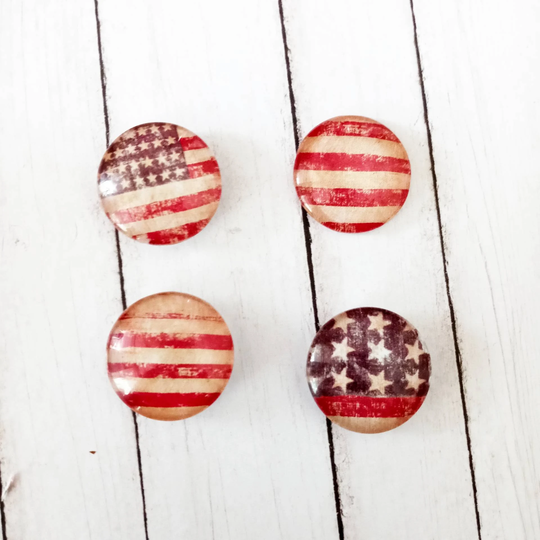 American Flag Magnet, Patriotic Kitchen Decor, Usa America Office Gifts Women, Fourth Of July Home Decor