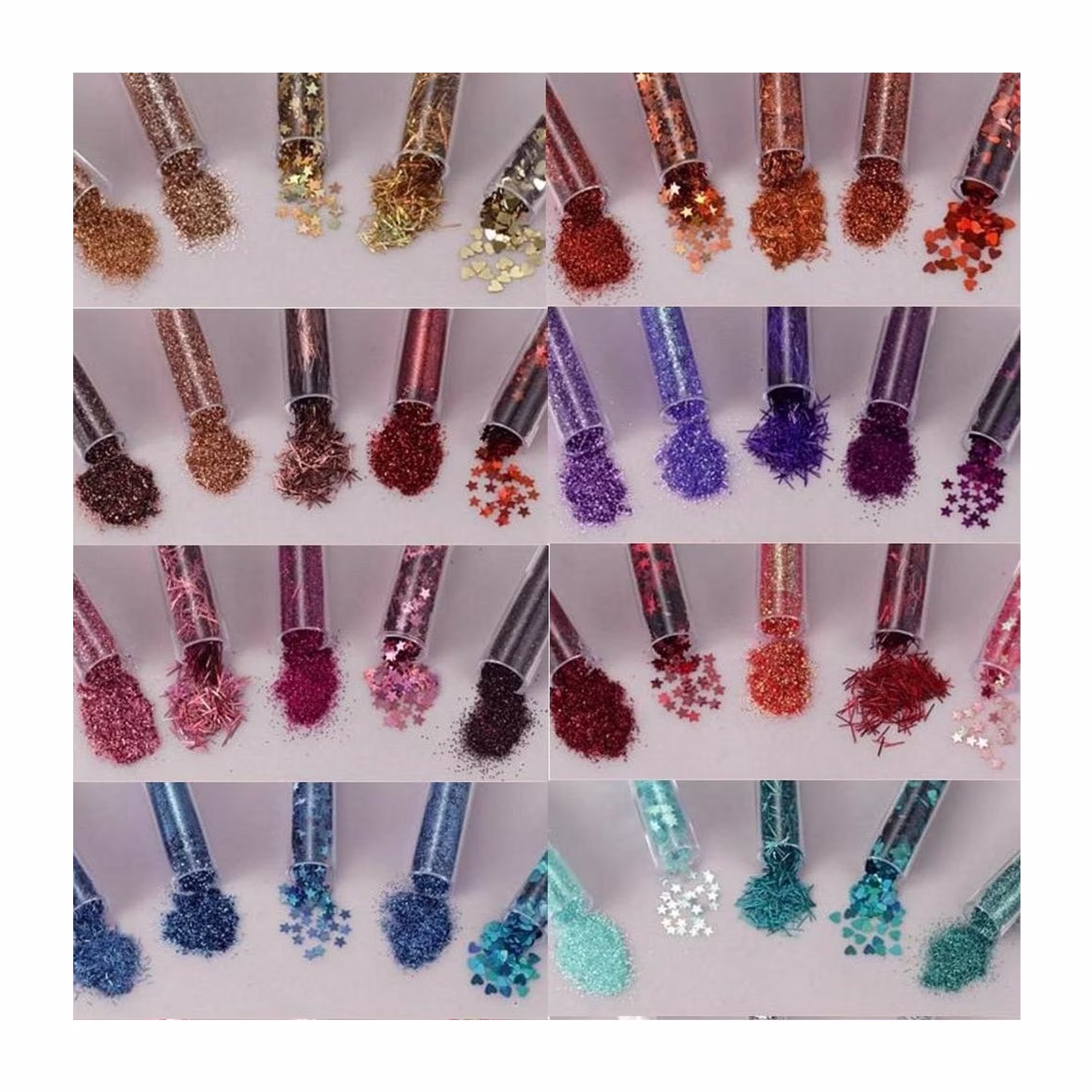 Glitters & Confetti Craft Tubes Set-5 Bottles
