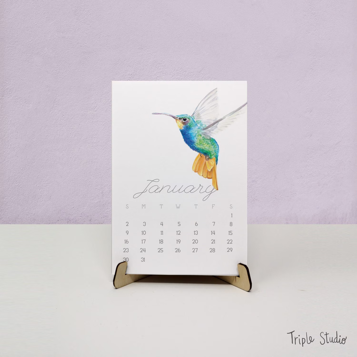 2023 Animal Desk Calendar - Monthly Art For New House, Gift Kid, Coworkers, Graduation, Housewarming, Home Office Wall Decor