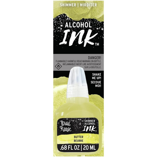 Brea Reese - Alcohol Ink .68 Oz Shimmer Butter Yellow