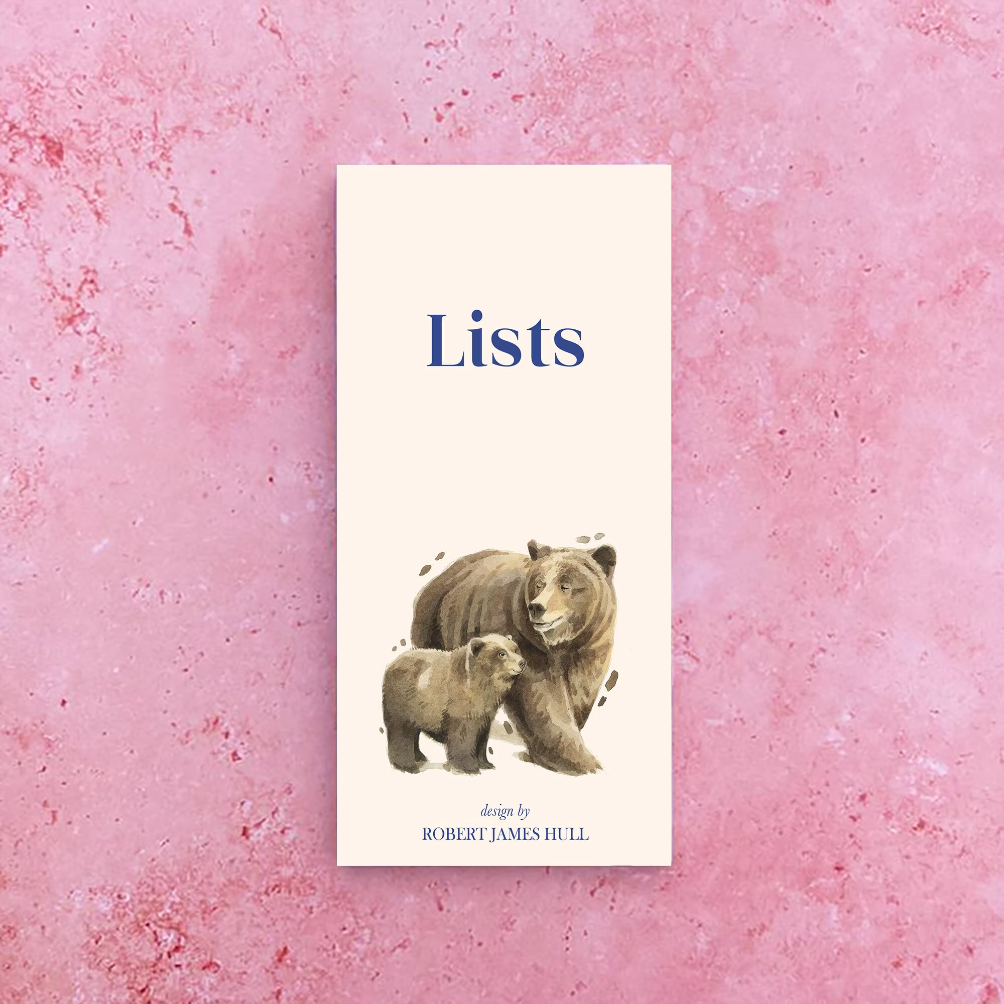 Bear & Cub Magnetic List Pad