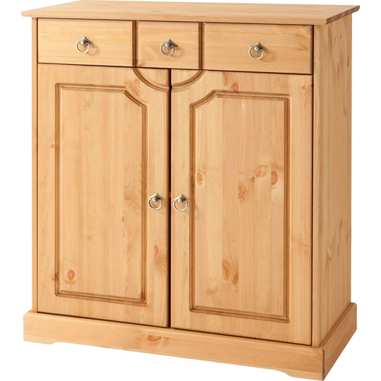 Turkay 81 Cm 1 Drawer Solid Wood Sideboard