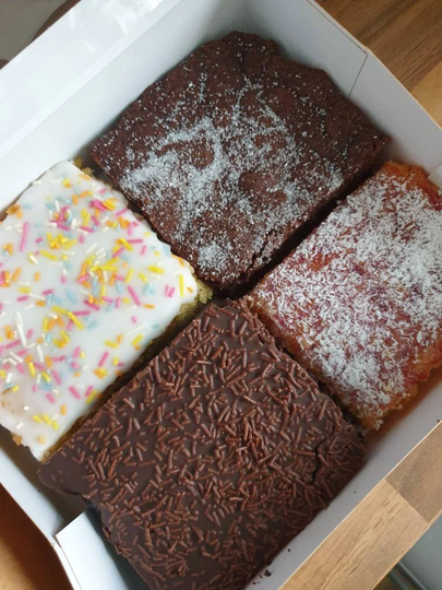 Assorted Cake Slices ~ 4 Flavours