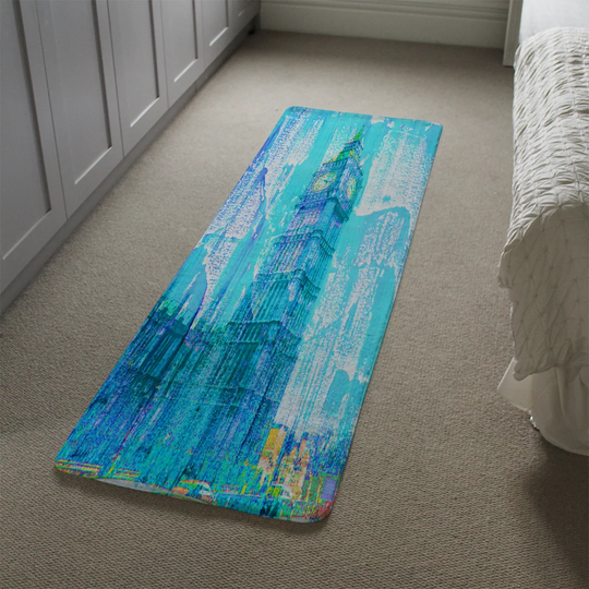 Kirchner Crazy Ben Designer Shaggy Blue Rug