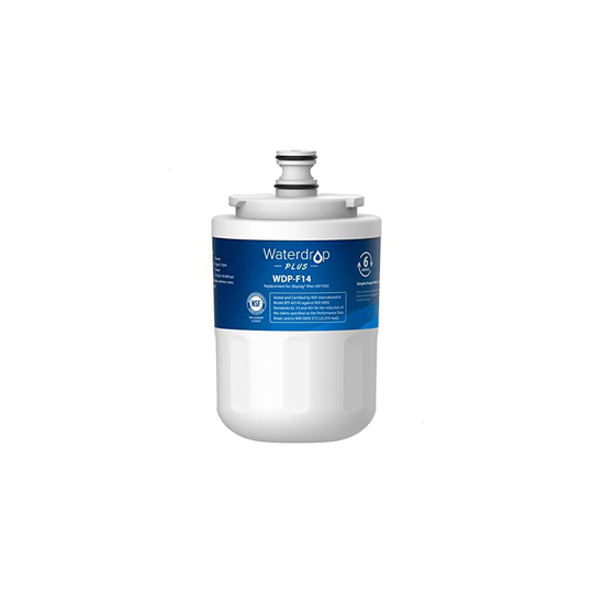 Waterdrop Plus UKF7003 Fridge Water Filter, Replacement for Maytag UKF7003, UKF7002AXX, Whirlpool EDR7D1, UKF7003AXX, UKF7002, 7003AXXP, UKF7001AXX, U