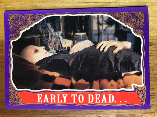 The Adams Family Recycled Trading Card Fridge Magnet