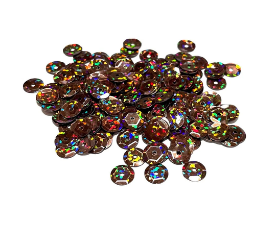 Hologram Coffee Sequins Multiple Sizes Available