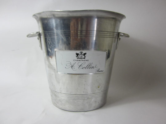 A Fabulous Vintage Colline Metal Champagne/Ice Bucket, Made in France