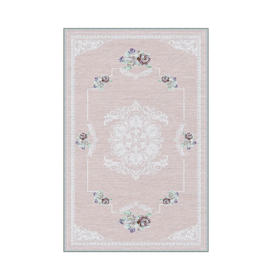 Theodis Flatweave Pink Rug