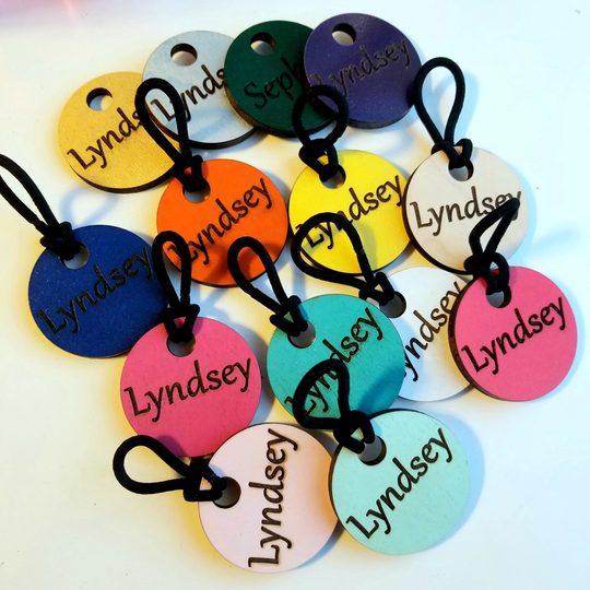 Water Bottle Name Tag | Sports Workout Hang Custom Gift For Kids Cheerleader Squad Wood Personalized Tumbler