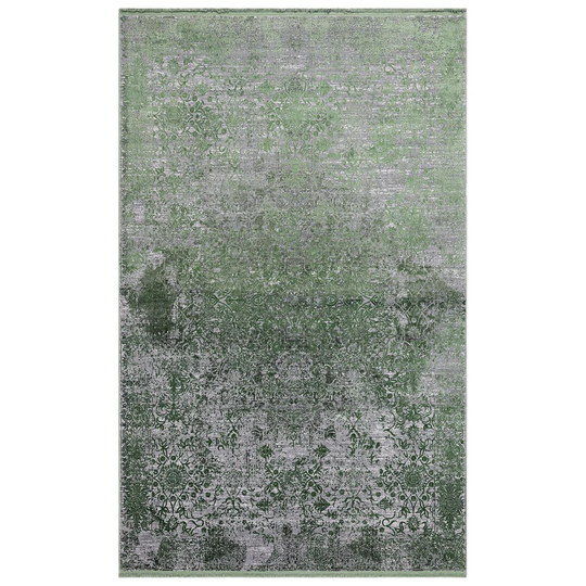 Ismene Machine Woven Green/Black Rug