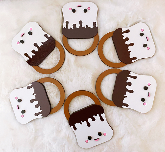 Marshmallow Mug Tray Attachments, Marshmallow Tiered Embellishments, Mini Attachment For Tray, Sign