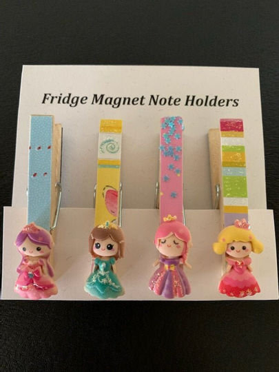 Set Of Refrigerator Magnets, Princess Magnets For Fridge, Fridge Set, Magnet