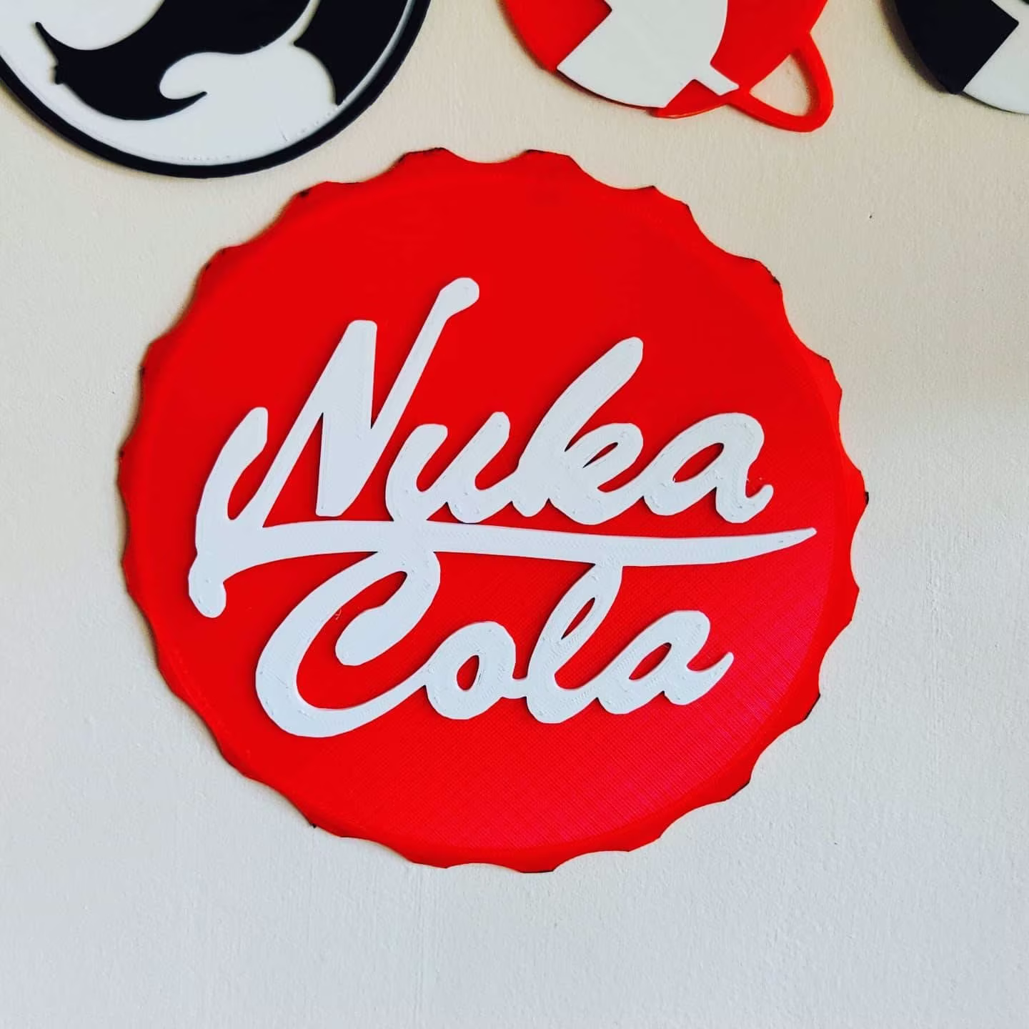 Nuka Cola Bottle Cap Wall Sign in 2 Sizes