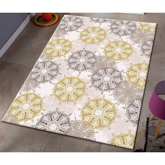 Vannucci Flatweave Beige/Yellow Rug