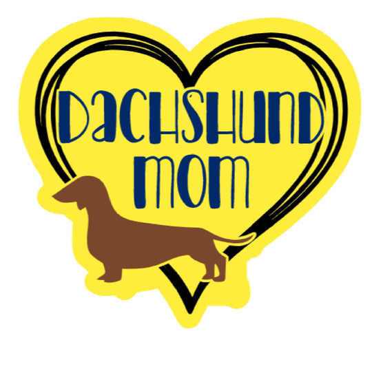 Indoor Fridge Magnet Dachshund Mom Dog Magnet - Laminated Glossy Customized Or Personalized Gifts Available