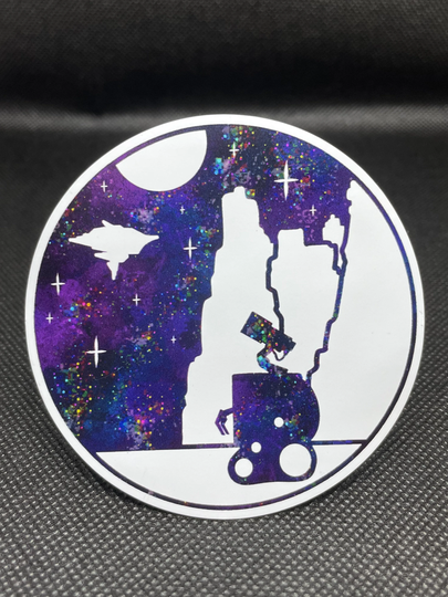 Wall-E Inspired Axiom Galaxy Magnet