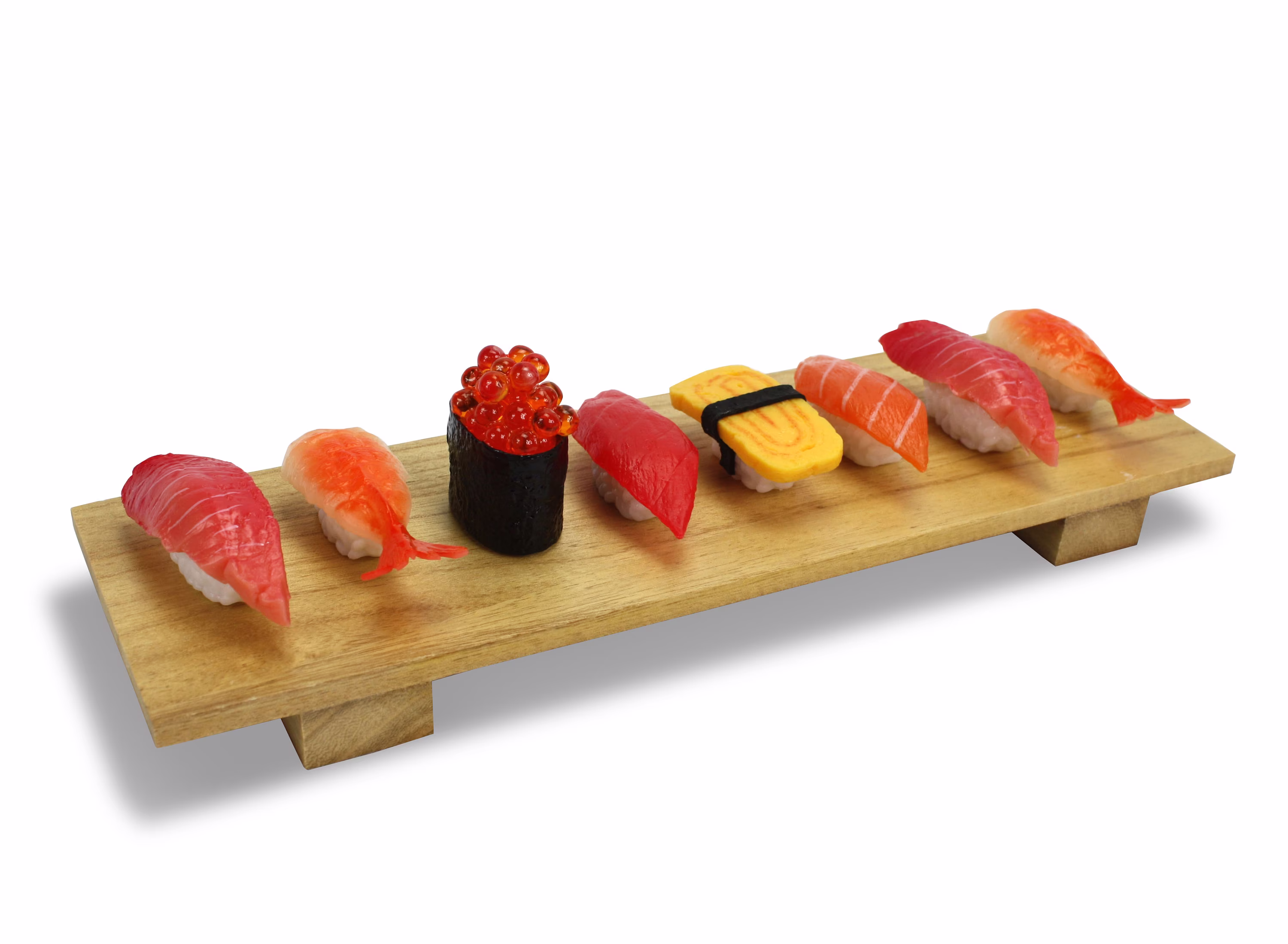 Japanese Wooden Sushi Serving Board, 28cm X 9cm, Paulownia Wood