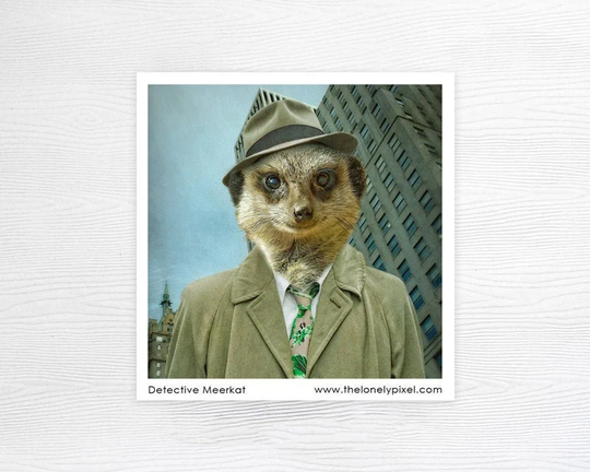 Fridge Magnet - Meerkat Stocking Stuffer Gifts Under 10