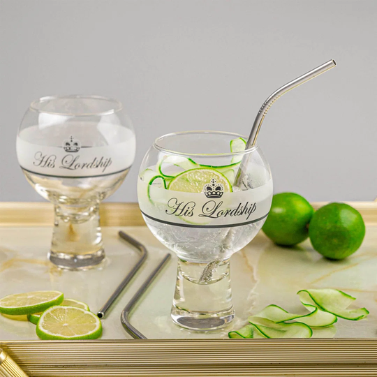 Istyle My Home 2 Piece Suttle Lordship Gin Glasses Set - 540Ml
