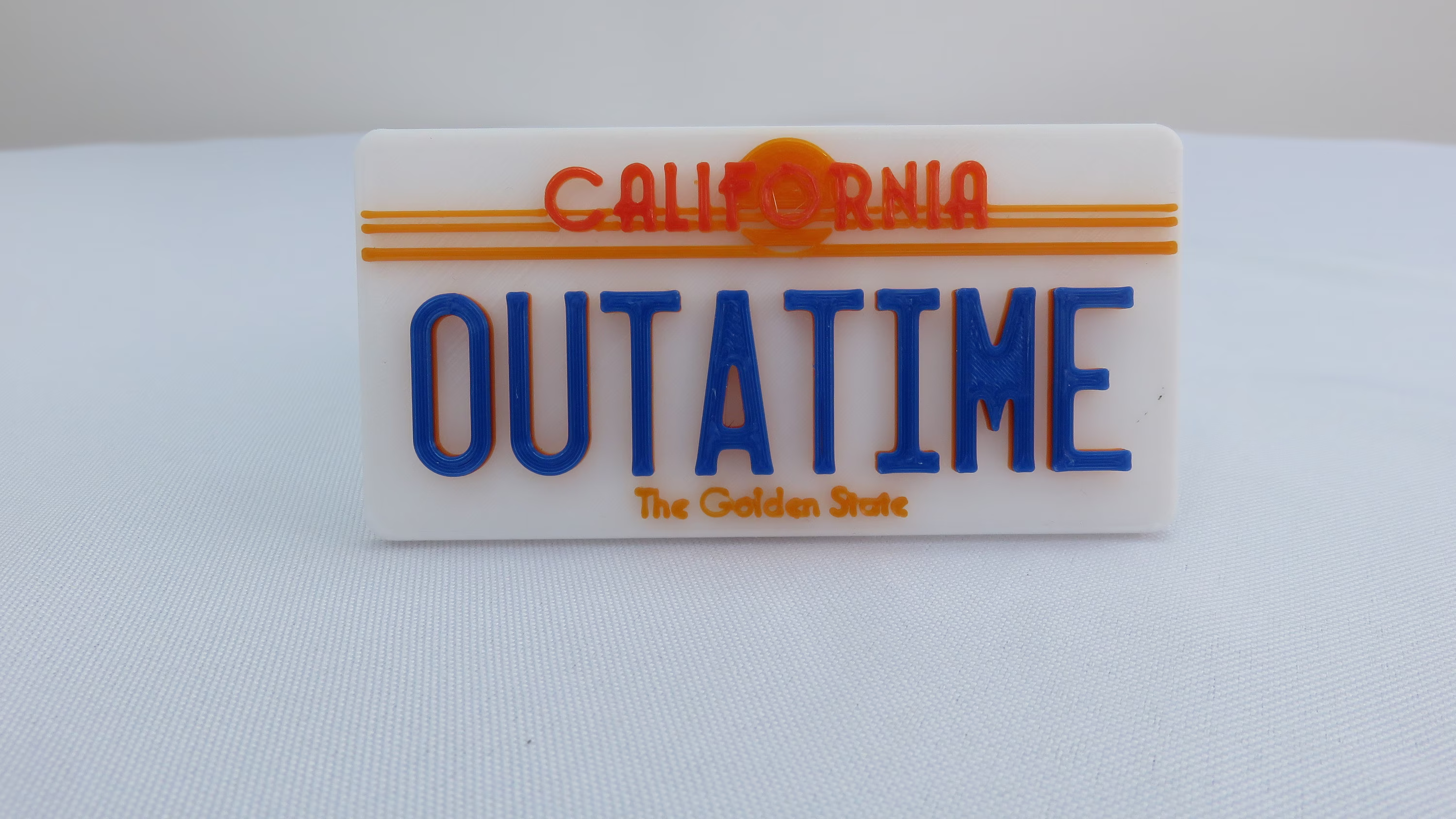 Back To The Future Outatime Inspired Fridge Magnet