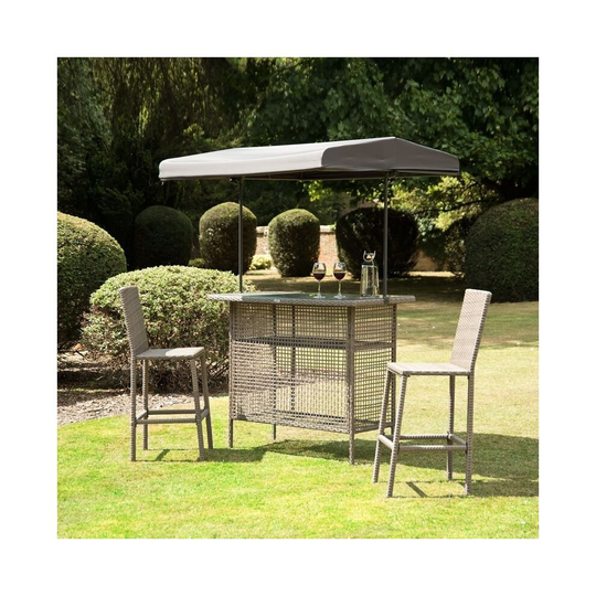 Greenland 2 Seater Bar Set With Canopy