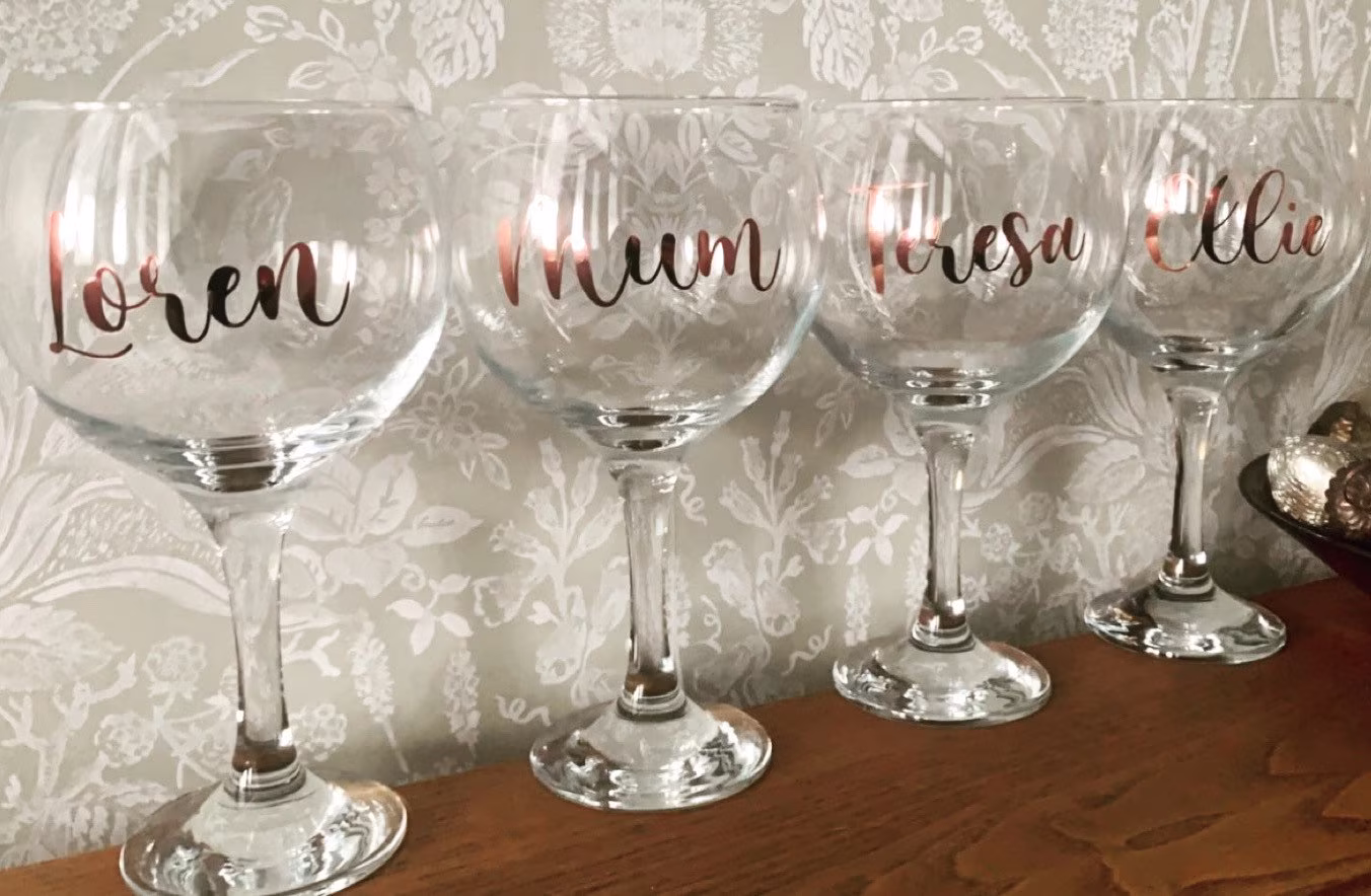 Personalised Gin Glass Or Wine