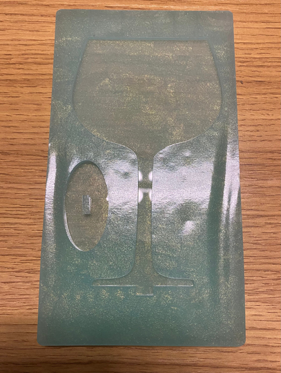 Gin Glass Mould With Stand For Resin