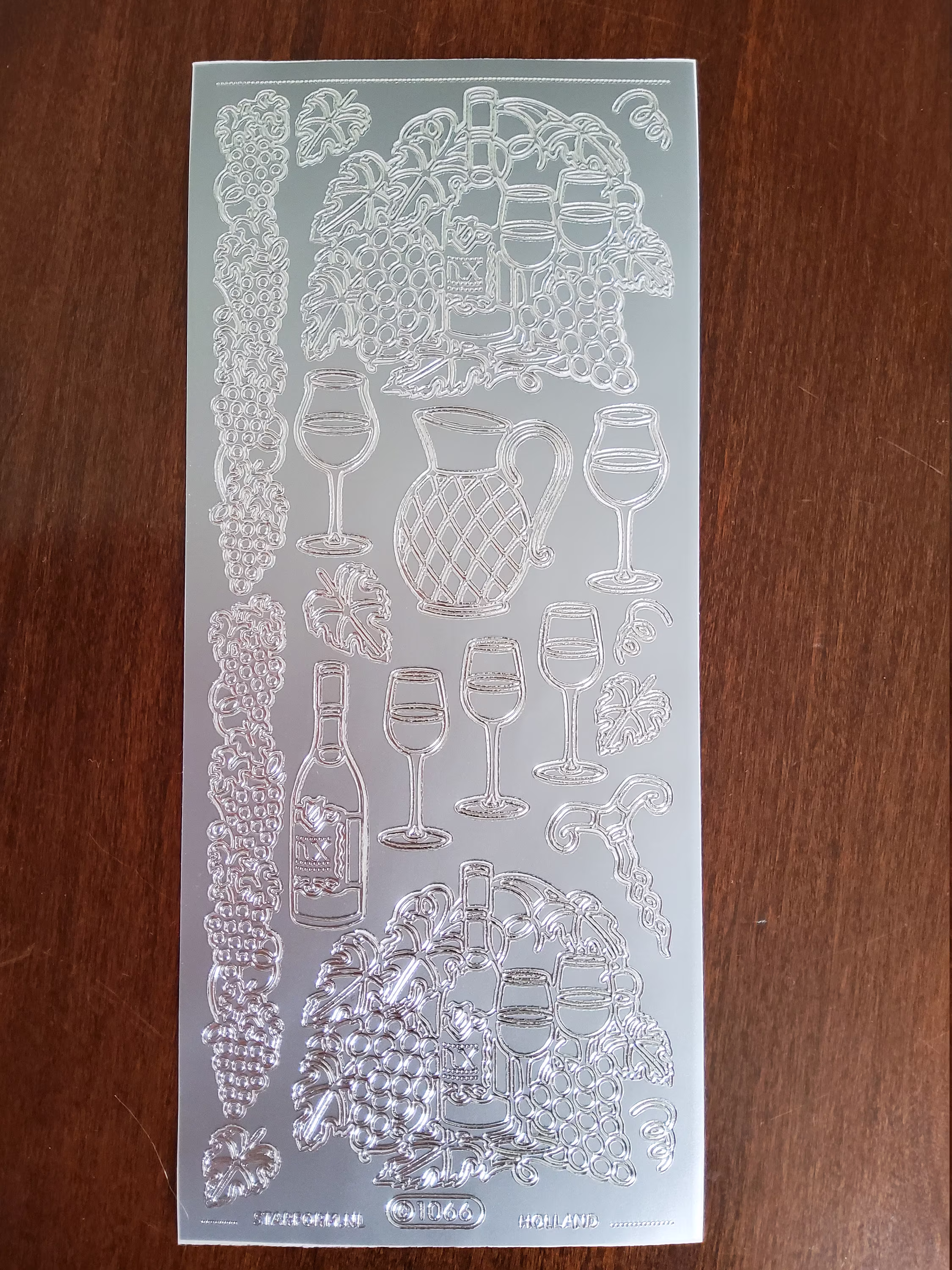 Deco Stickers Wine & Grapes 1066Ss