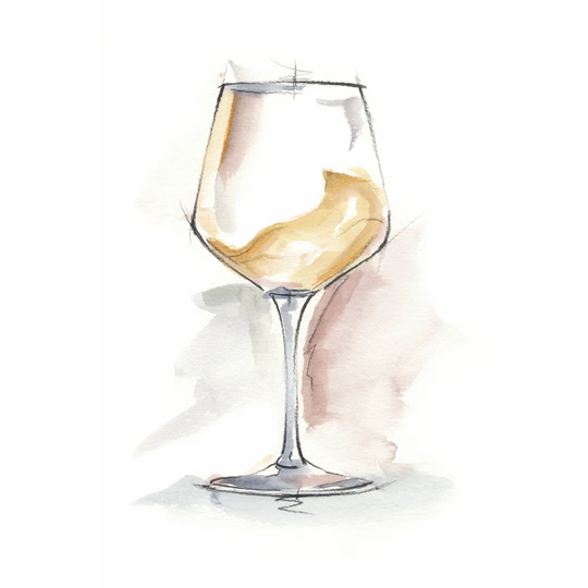 Wine Glass Study I - Wrapped Canvas Art Prints