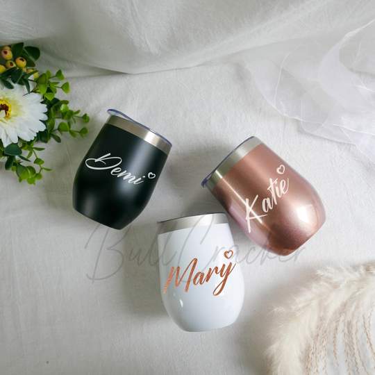 Ombre Wine Tumbler, Steel Cup, Hen Party Bridal Shower Cool Drink Bottle, Cup With Straw, Best Bridesmaid Favors