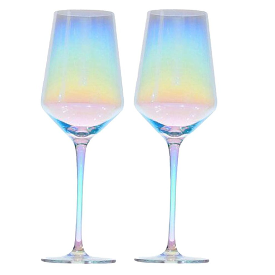 Rainbow Wine Glass Set of 2