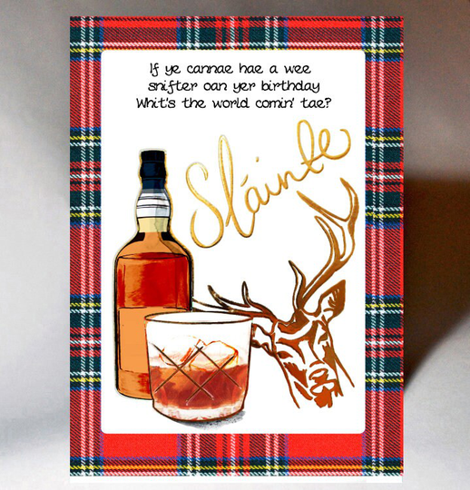 Birthday Slainte Card Wwbd137