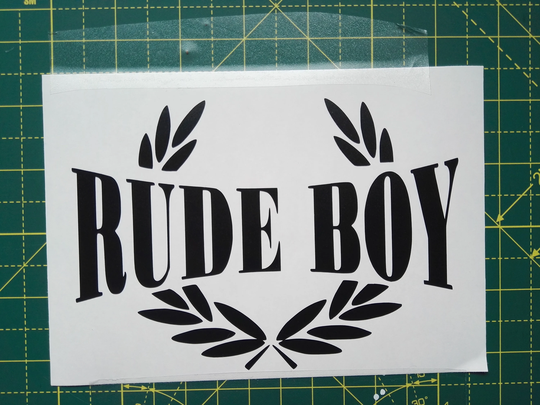 Rude Boy Perry Vinyl Decal Scooter, Car, Laptop, Window