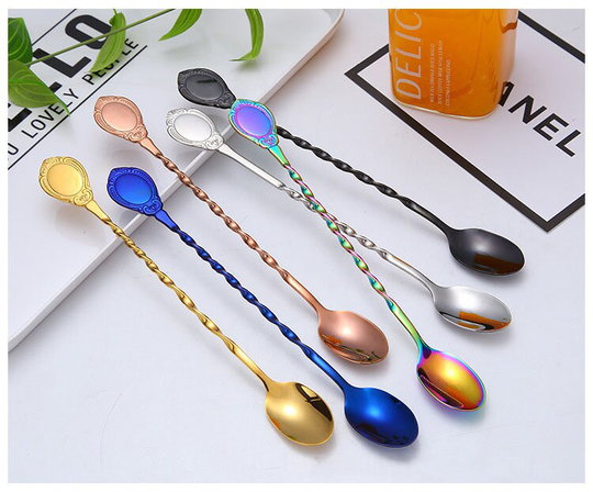 Cocktail Spoon | Bar Professional Bartender Tool Mix Drinks