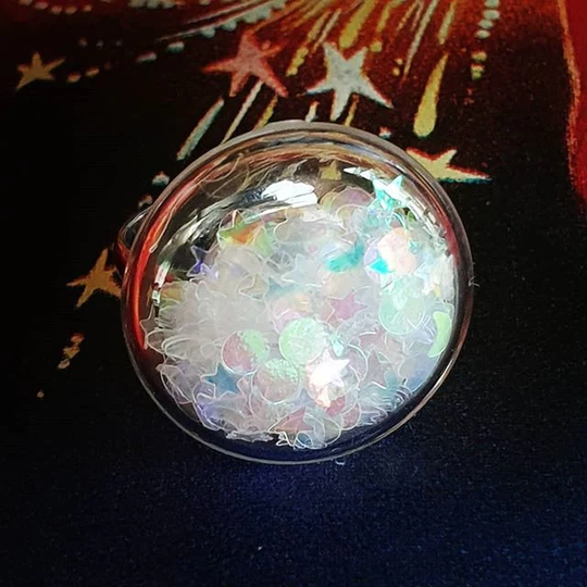 Heart, Moon & Stars Shaker Ring