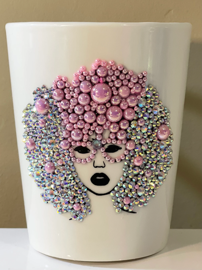Blingbling Pink & Crystal 14Oz Coffee Mug