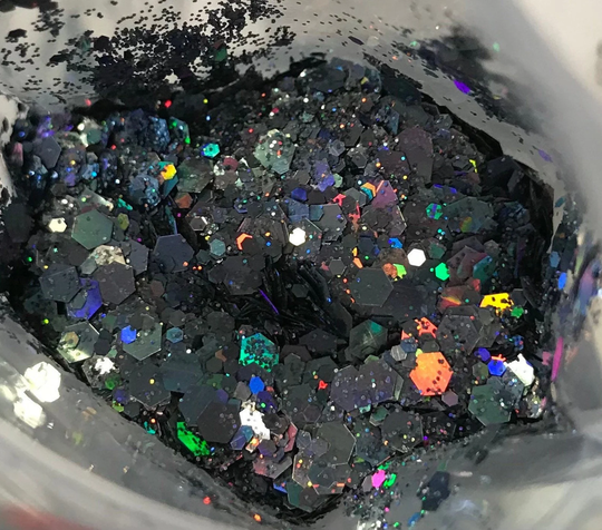 Gunmetal Silver | Chunky Mix Holographic Glitter Ideal For Craft, Nail Art, Resin, Tumblers