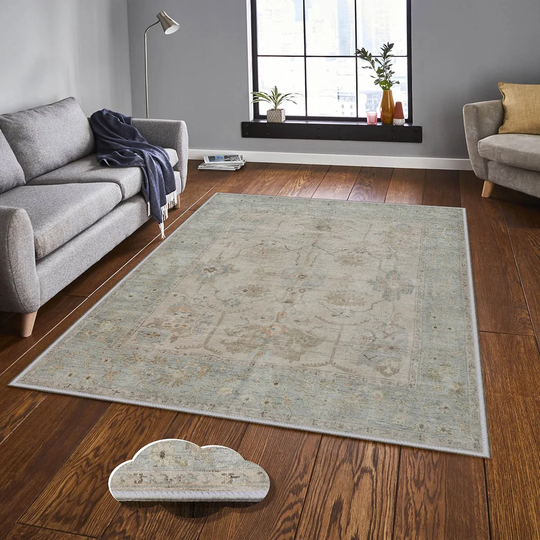 Legare Flatweave Light Green/Brown Rug