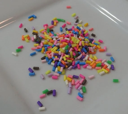 Unicorn Sprinkles - Polymer Clay Slices, Fimo 1/2 Tbsp