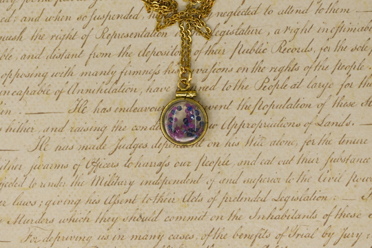Vintage Gold Filled Shaker Locket - 1950S Mid Century Locket, Sapphires & Rubies, Gemstone
