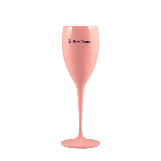 Veuve Clicquot Pink Champagne Glasses - Single Glass