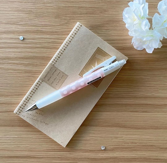 Pilot Opt Shaker Mechanical Pencil - Pink Dot