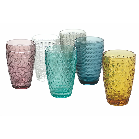 Geometrie 6 Piece Assorted Glassware Set